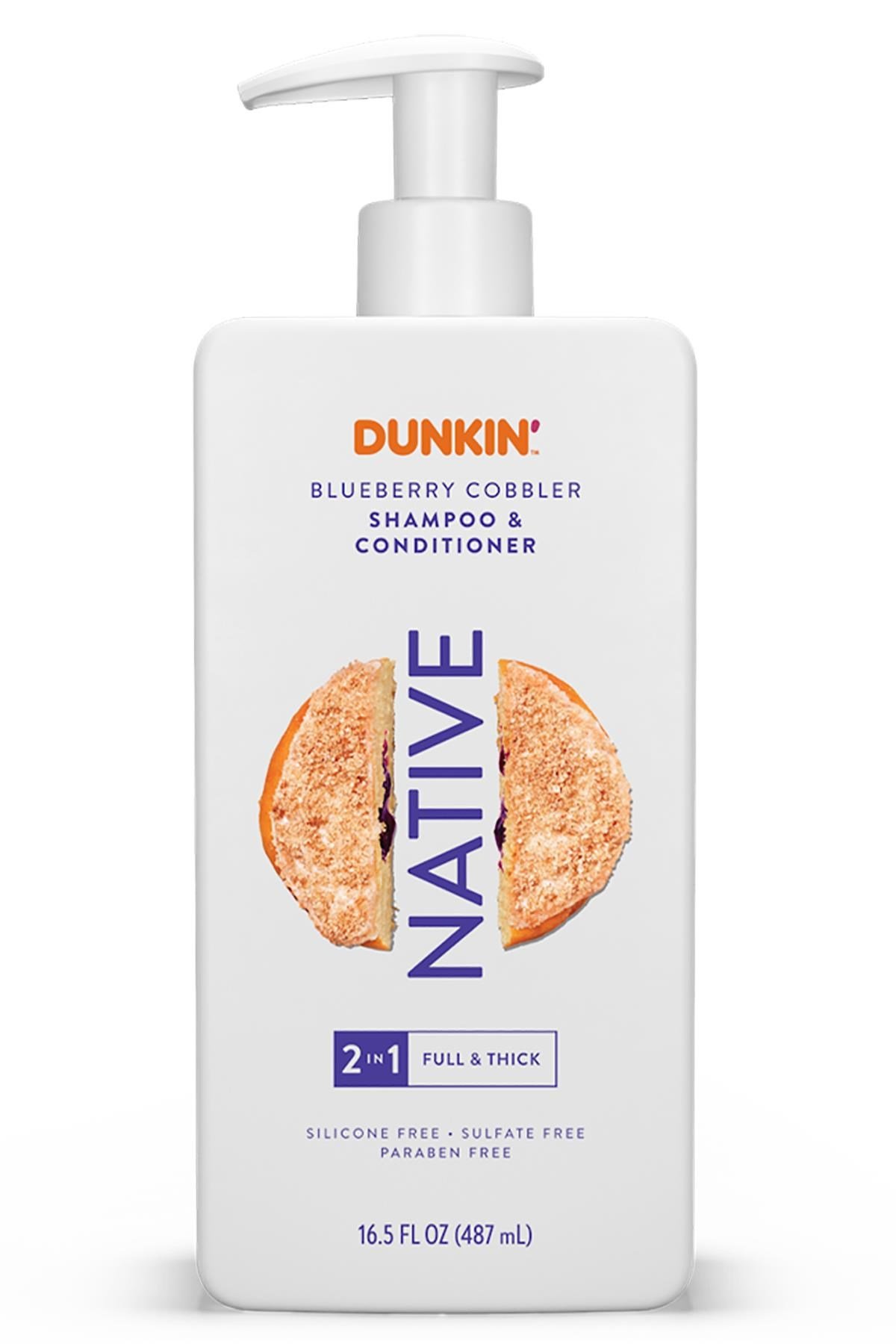 Native Dunkin Blueberry Cobbler 2’si 1 Arada Şampuan ve Saç Kremi 487ML