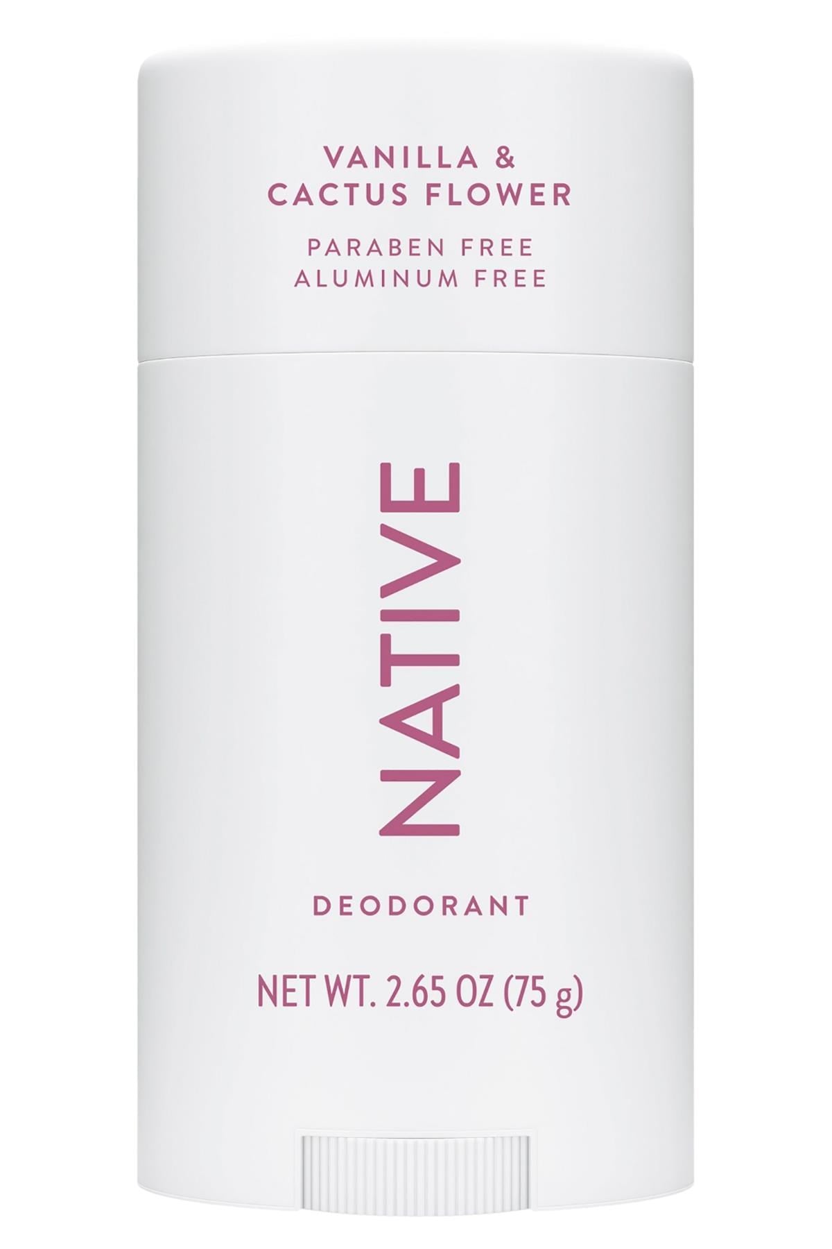 Native Vanilla & Cactus Flower Alüminyumsuz Stick Deodorant 75GR