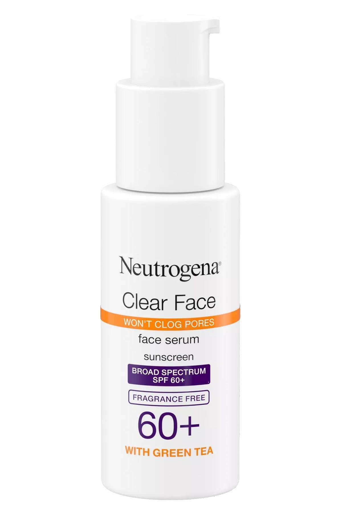 Neutrogena Clear Face SPF60 Güneş Koruyucu Yüz Serumu 50ML SKT:11/2026