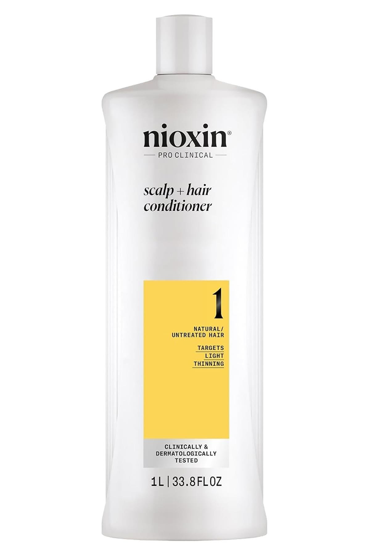 Nioxin System 1 Saç Kremi - İşlem Görmemiş Hafif İnce Saçlar İçin Kalınlaştırıcı Bakım 1000ML