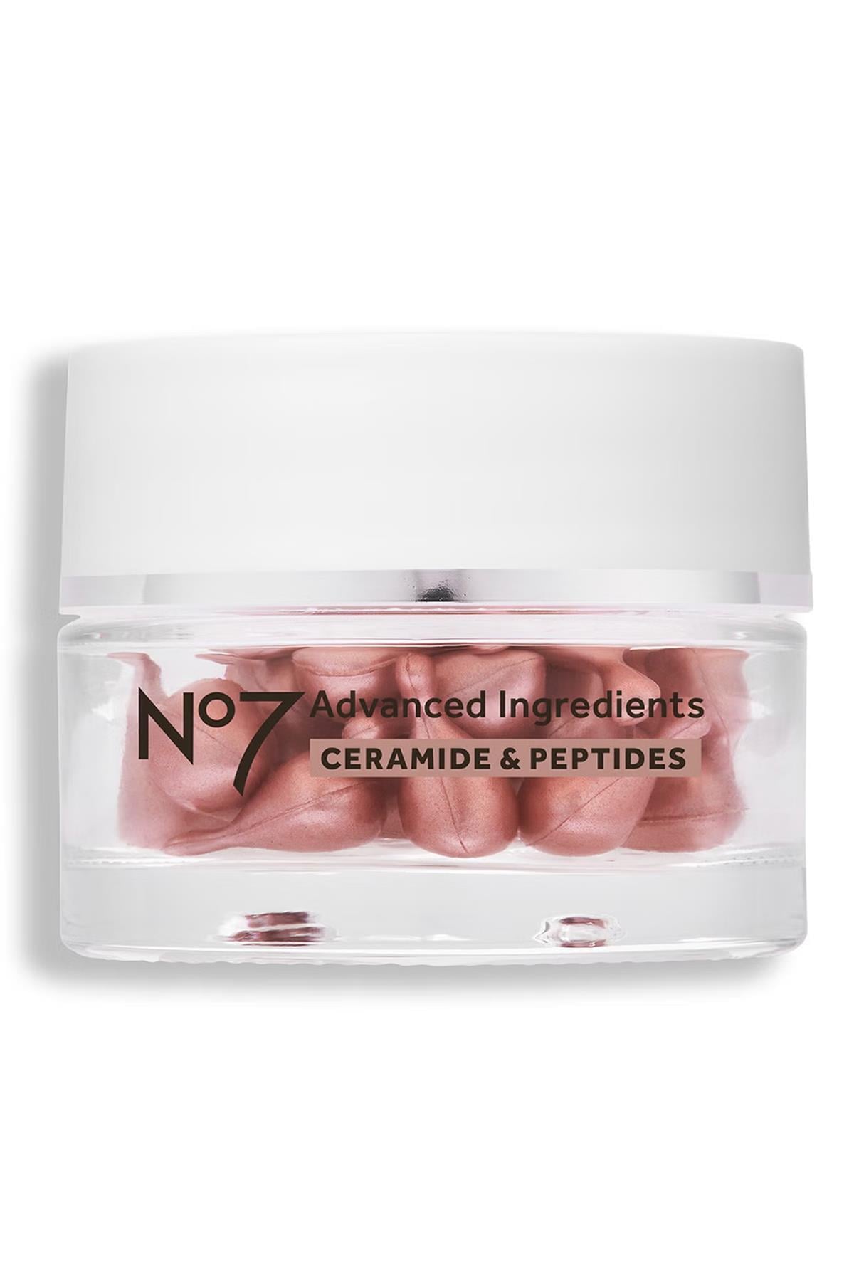 No7 Advanced Ingredients Ceramide & Peptides Yüz Kapsülleri 30 Kapsül