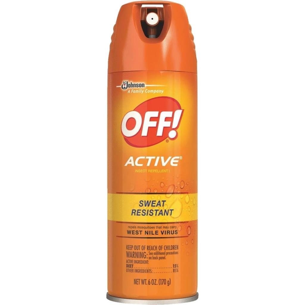Off Active Terlemeye Dayanıklı Sivrisinek ve Böcek Kovucu Sprey I 170GR