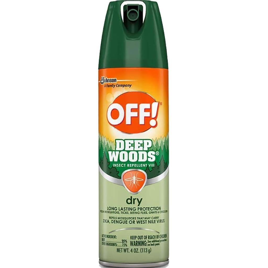 Off Deep Woods Dry Sivrisinek ve Böcek Kovucu Sprey VIII 113GR