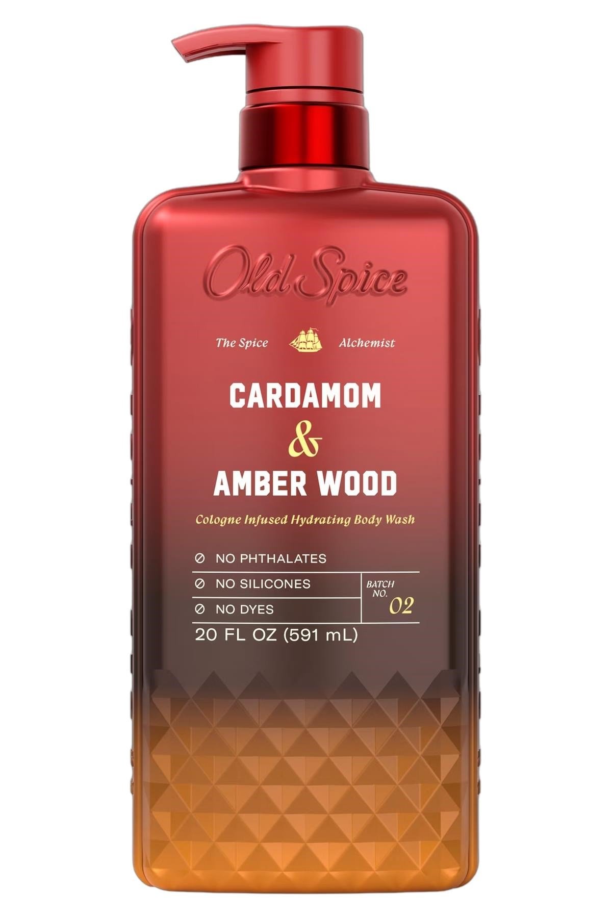 Old Spice Cardamom & Amber Wood Duş Jeli 591ML