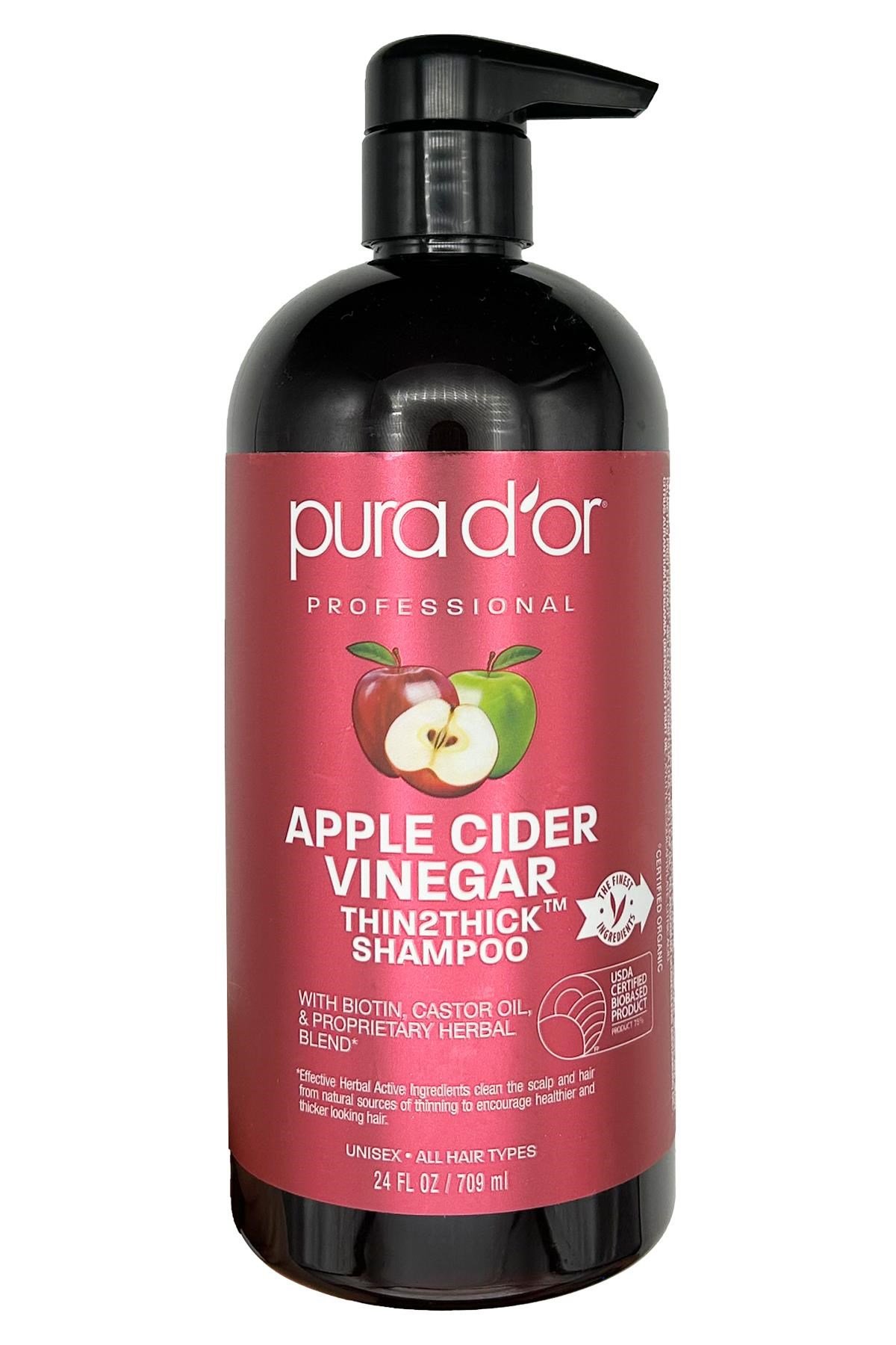 Pura D'or Apple Cider Vinegar Thin2Thick Şampuan 709ML