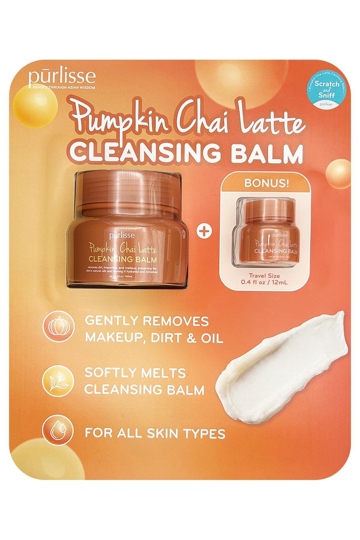 Purlisse Balkabağı ve Chai Özlü Temizleme Balmı 100ML + 12ML