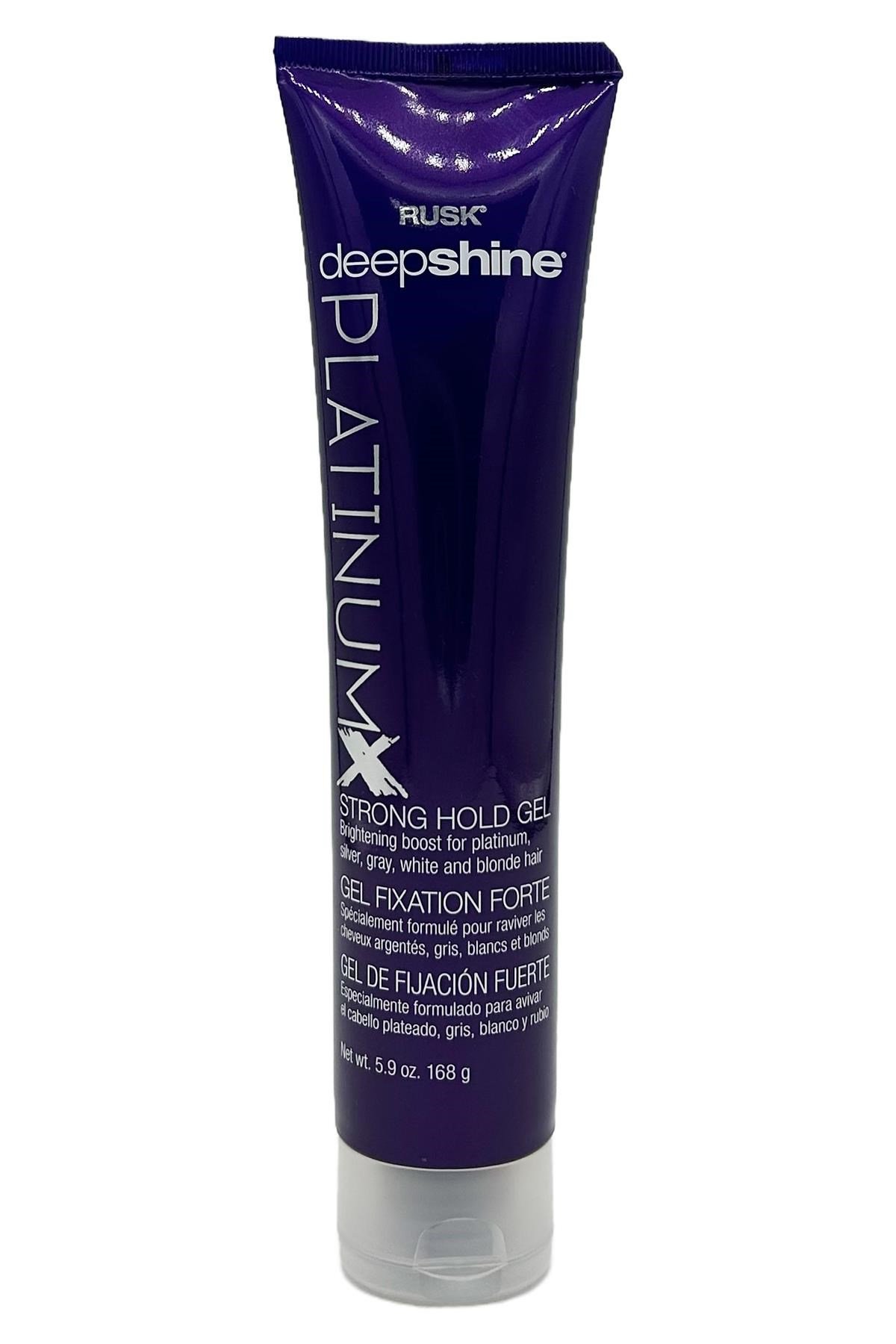 Rusk Deepshine PlatinumX Renk Canlandırıcı Güçlü Tutuş Saç Jölesi 168GR
