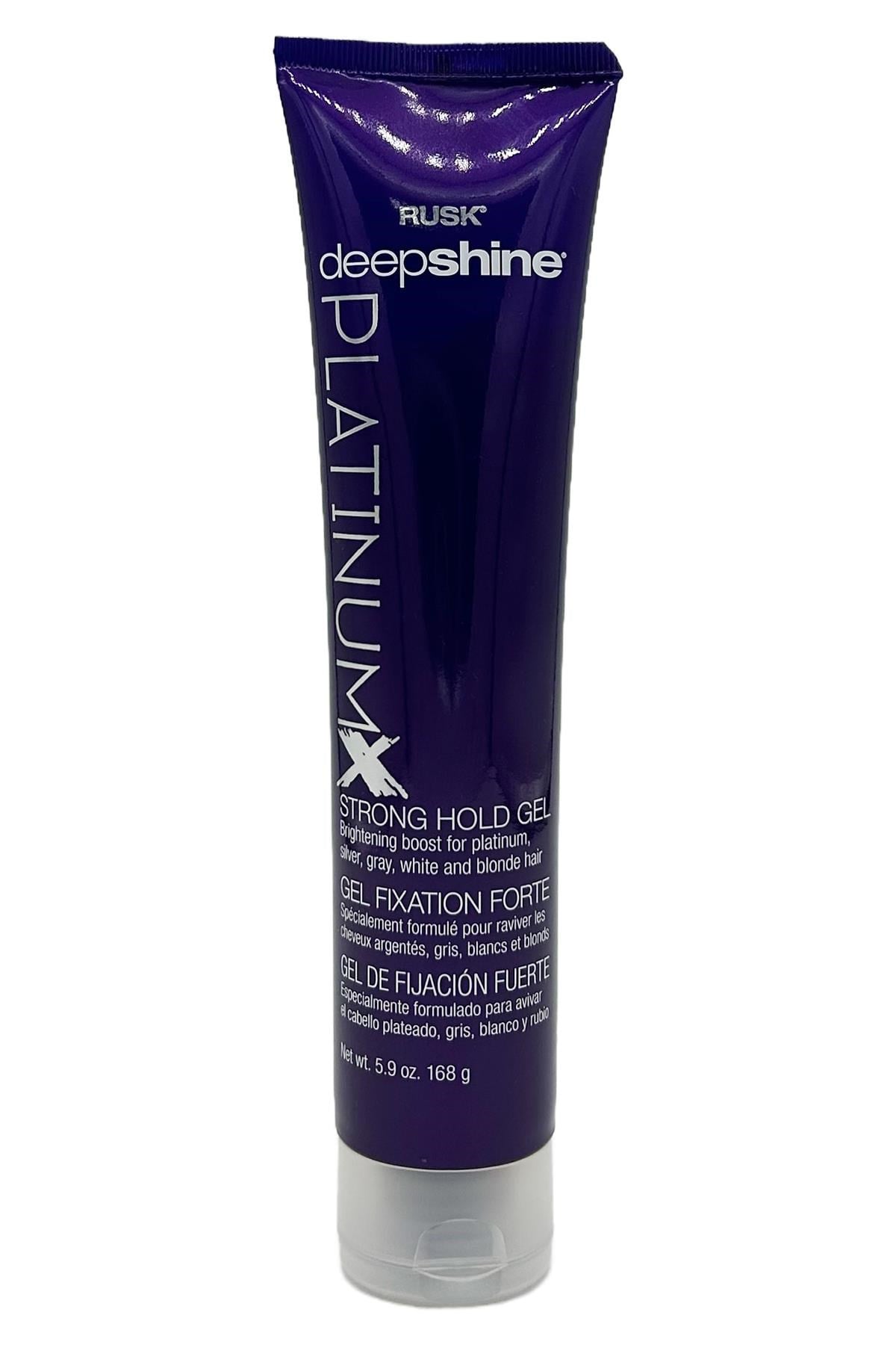 Rusk Deepshine PlatinumX Renk Canlandırıcı Güçlü Tutuş Saç Jölesi 168GR