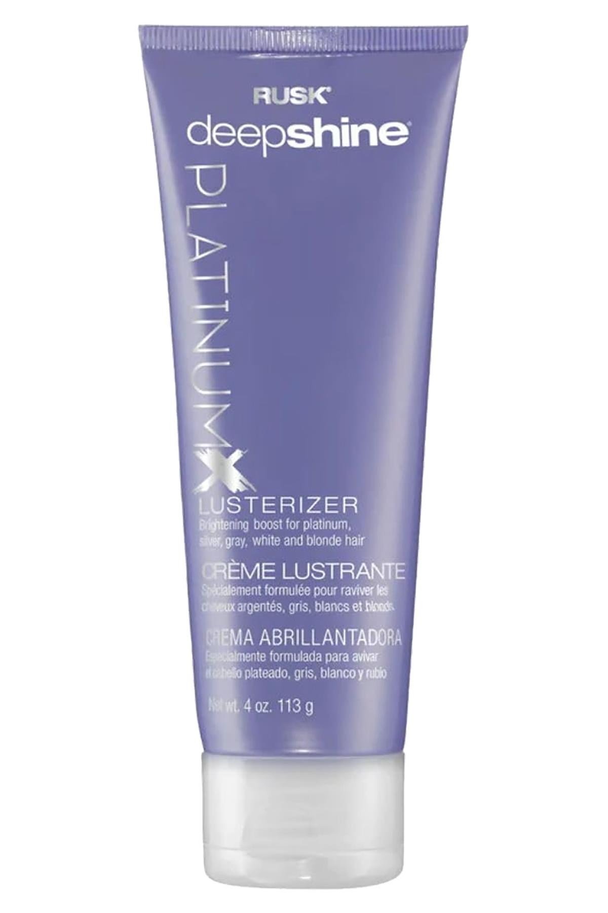 Rusk Deepshine PlatinumX Renk Canlandırıcı Durulanmayan Saç Kremi 113GR