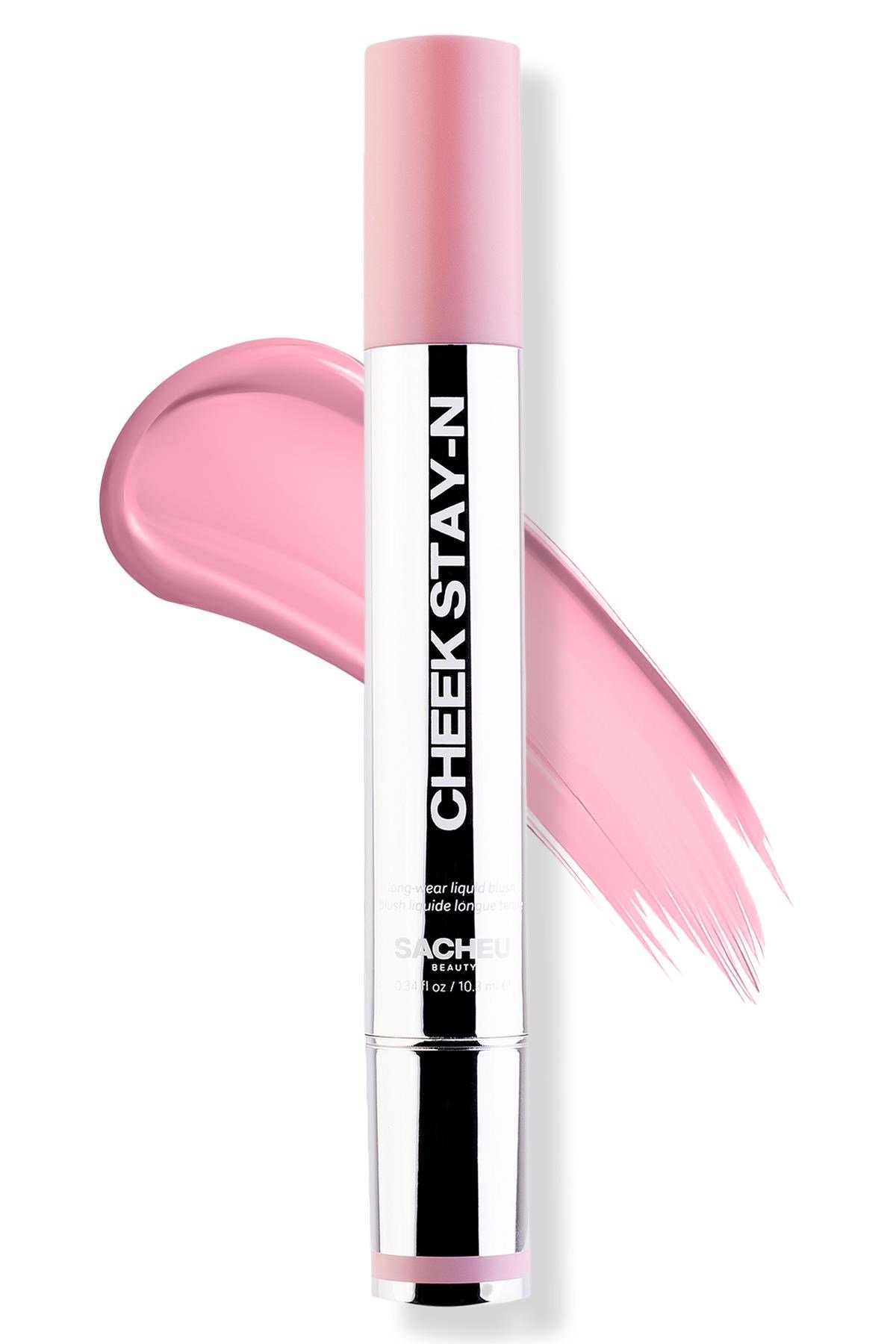 Sacheu Cheek Stay-n Uzun Süre Kalıcı Likit Allık 01 I'm Cute 10ML
