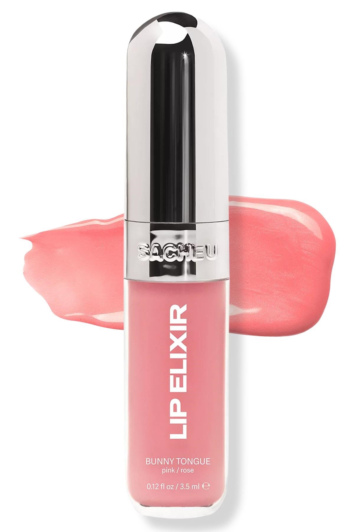 Sacheu Lip Elixir 3’ü 1 Arada Renkli Dudak Parlatıcı 02 Bunny Tongue 3.5ML