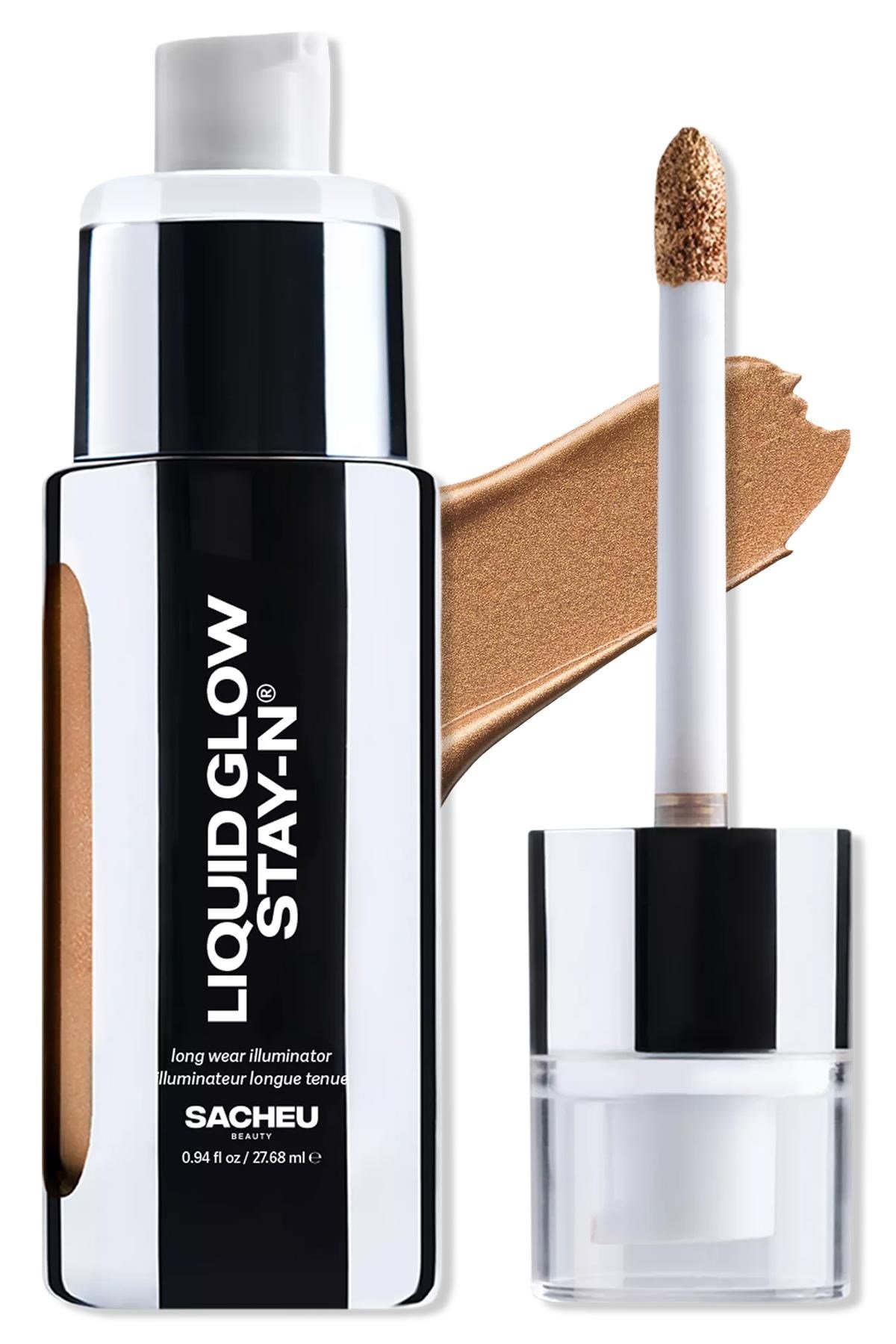 Sacheu Liquid Glow Stay-n Uzun Süre Kalıcı Likit Aydınlatıcı 04 Golden Hour 27.68ML