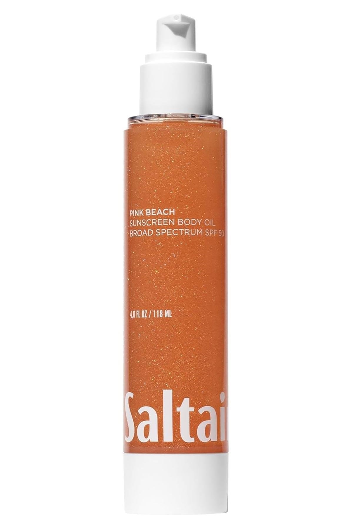 Saltair Pink Beach SPF50 Güneş Koruyucu Işıltılı Vücut Yağı 118ML