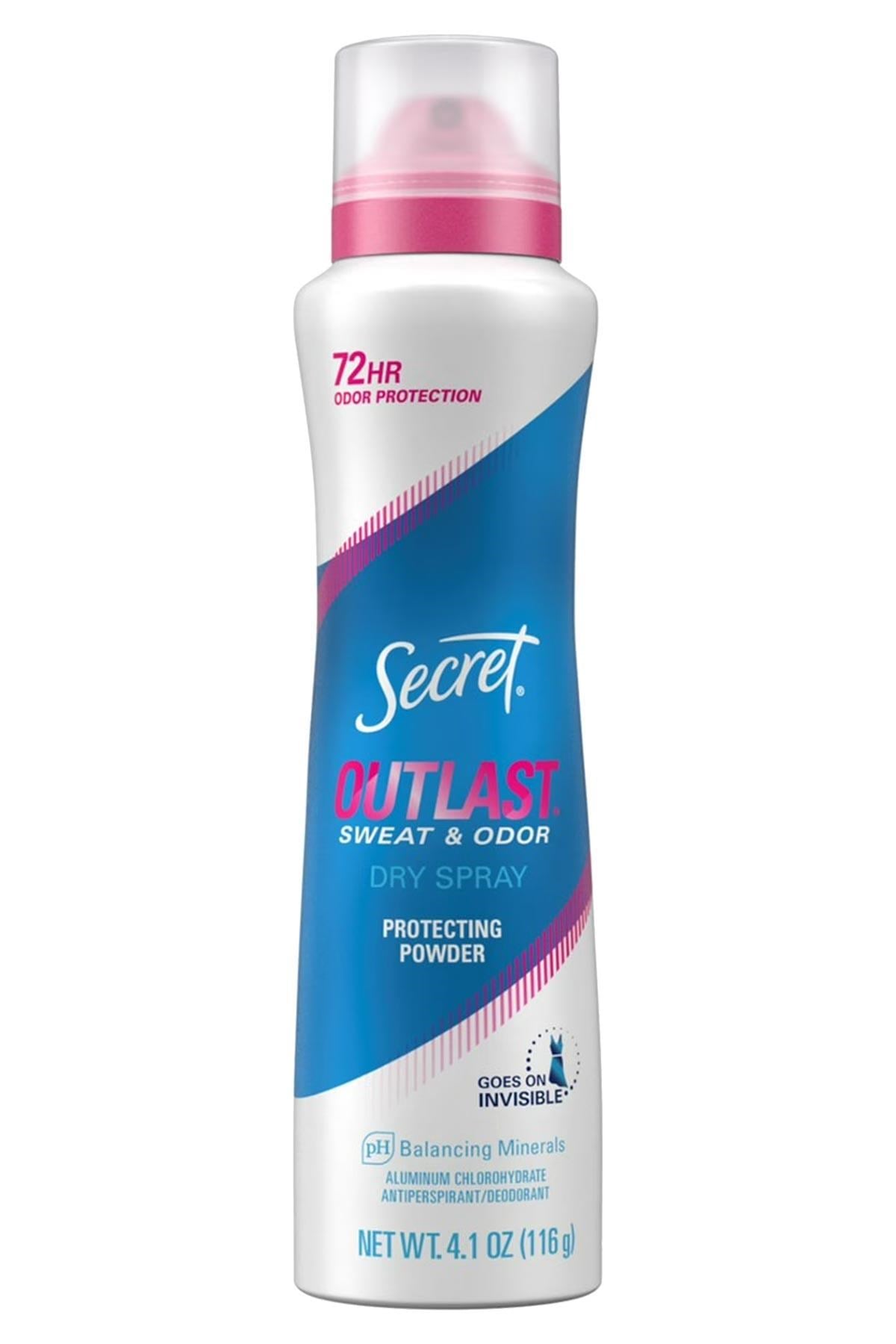 Secret Outlast Protecting Powder Antiperspirant Kuru Sprey Deodorant 116GR