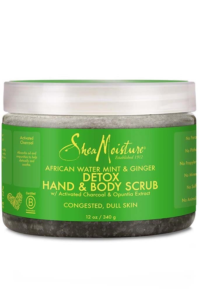 Shea Moisture Afrika Su Nanesi ve Zencefil Özlü El ve Vücut Şeker Peelingi 340GR