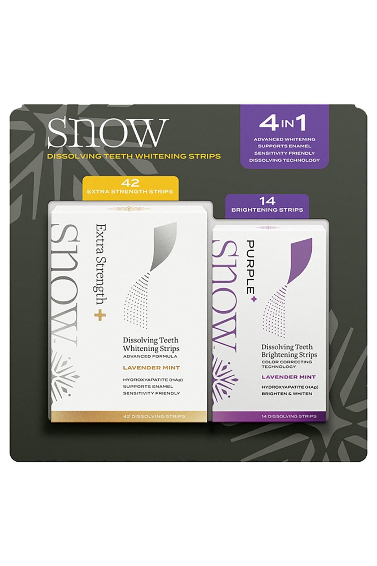 Snow Dissolving Teeth Whitening Strips Set