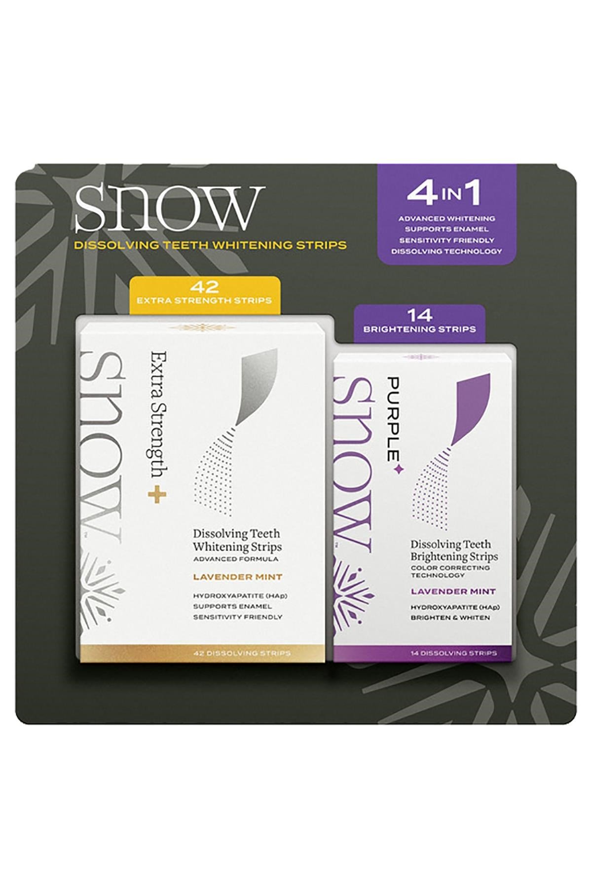 Snow Dissolving Teeth Whitening Strips Set