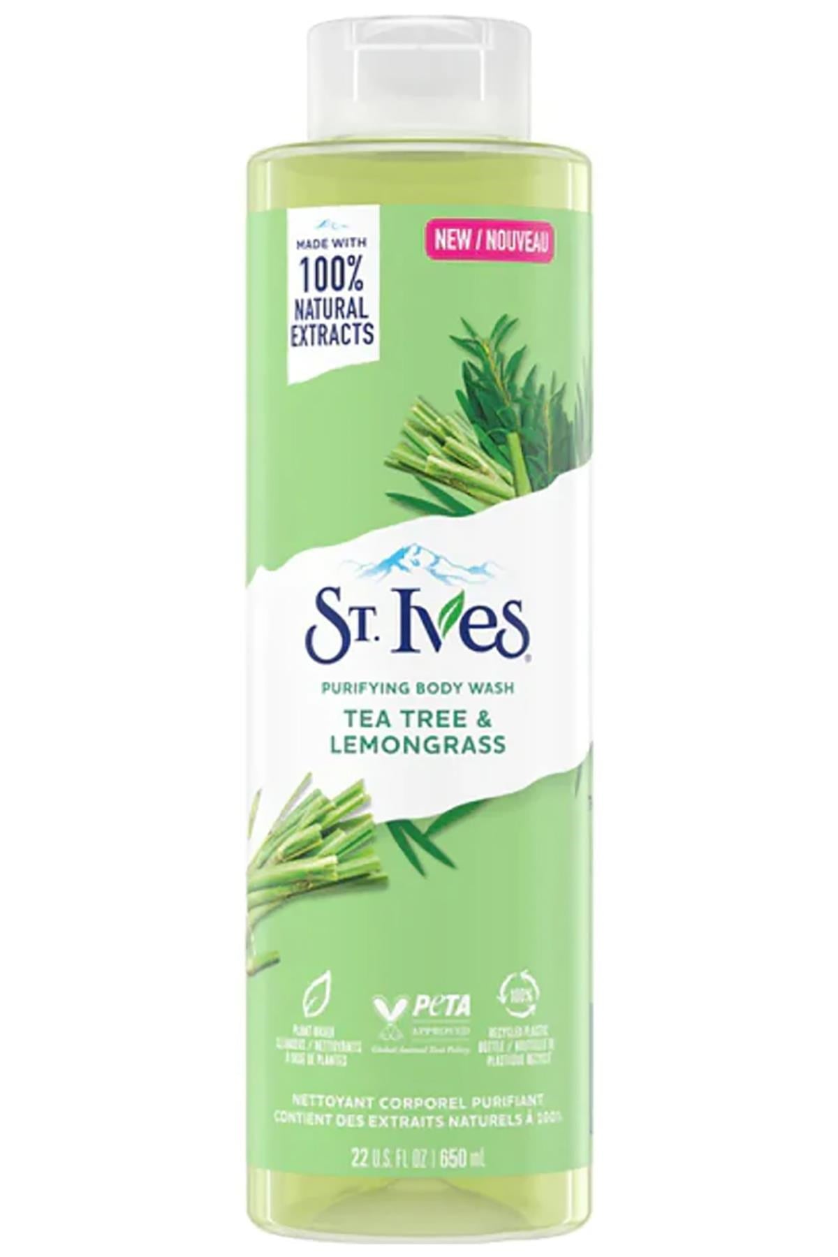 ST.Ives Çay Ağacı ve Limon Otu Özlü Vücut Şampuanı 650ML