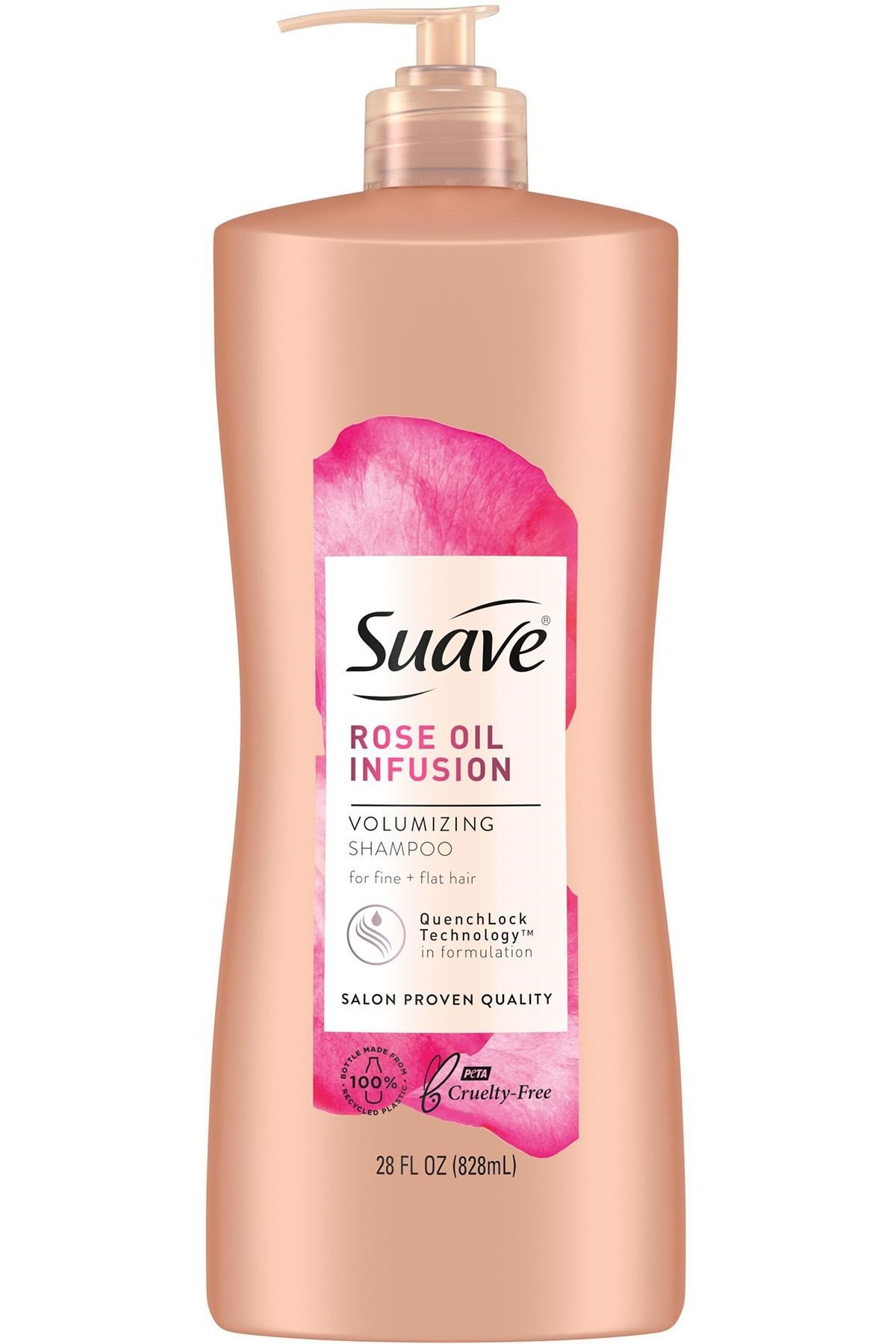 Suave Gül Yağı Hacim Şampuanı 828ML