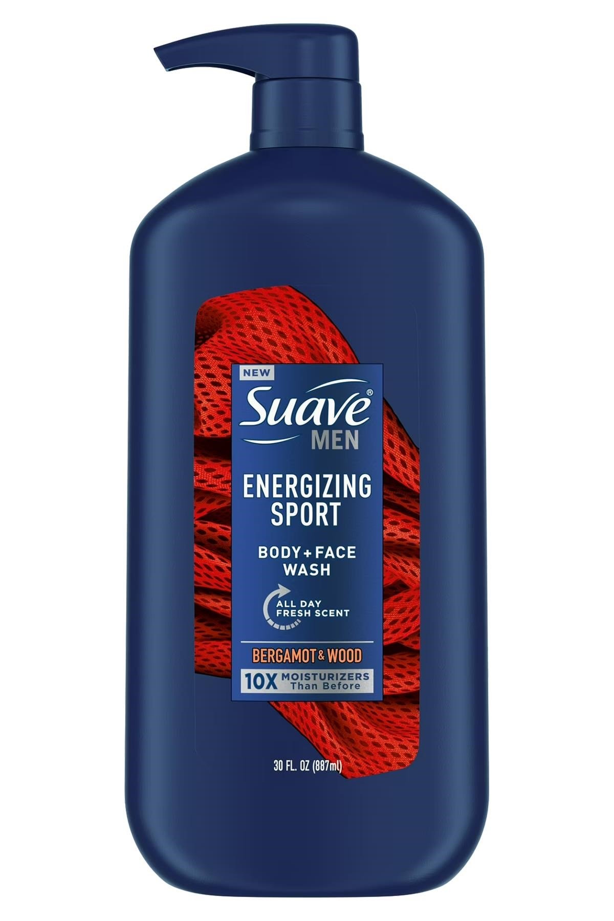 Suave Men Energizing Sport Vücut ve Yüz Yıkama Jeli 887ML