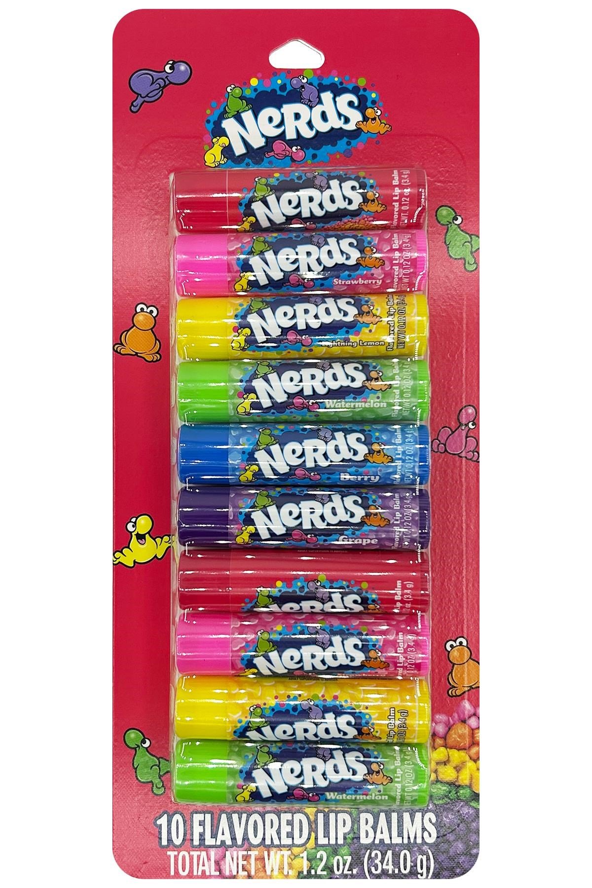Taste Beauty Nerds Lip Balm Dudak Balsamı Çeşit Paketi 10 Adet