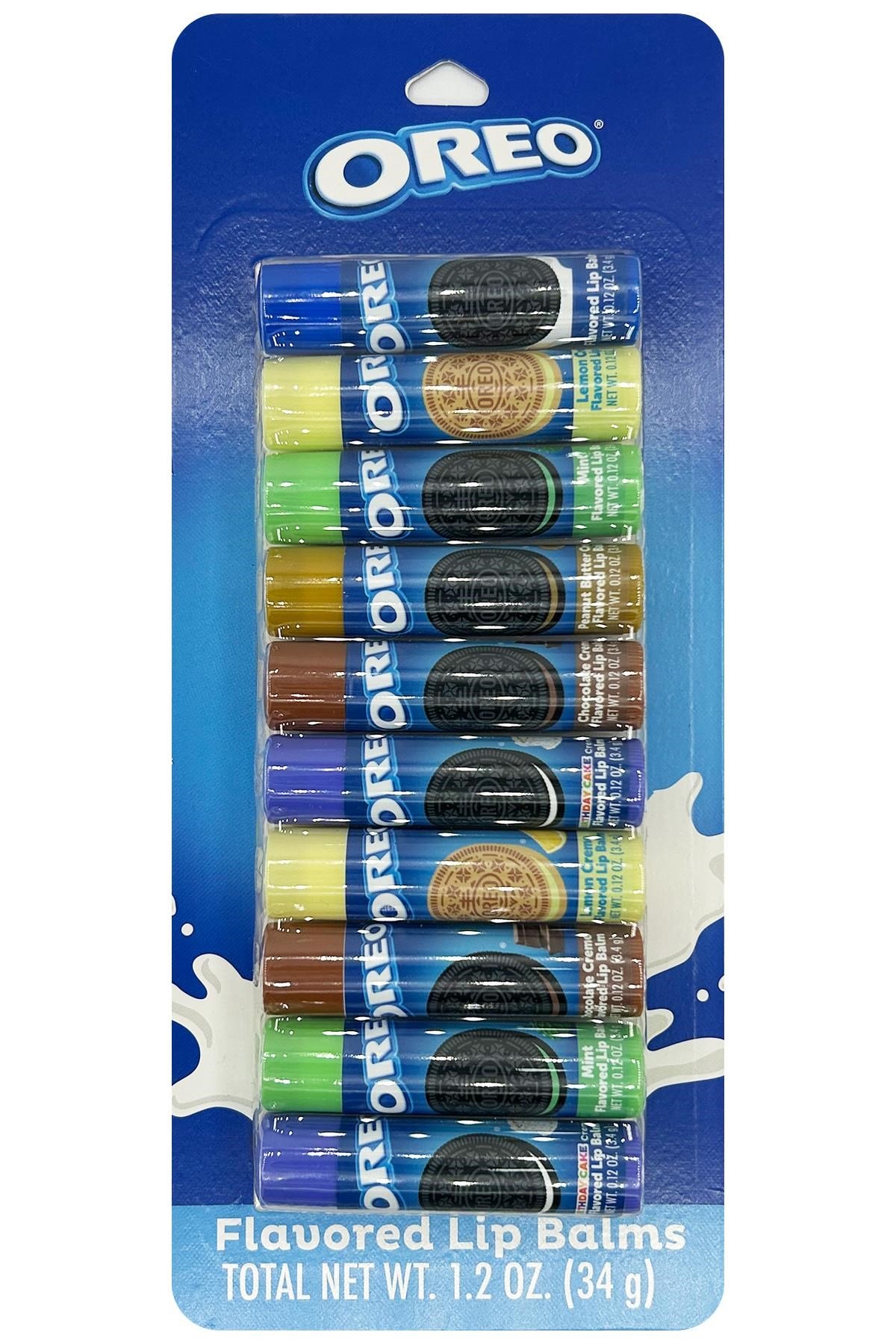 Taste Beauty Oreo Lip Balm Dudak Balsamı Çeşit Paketi 10 Adet