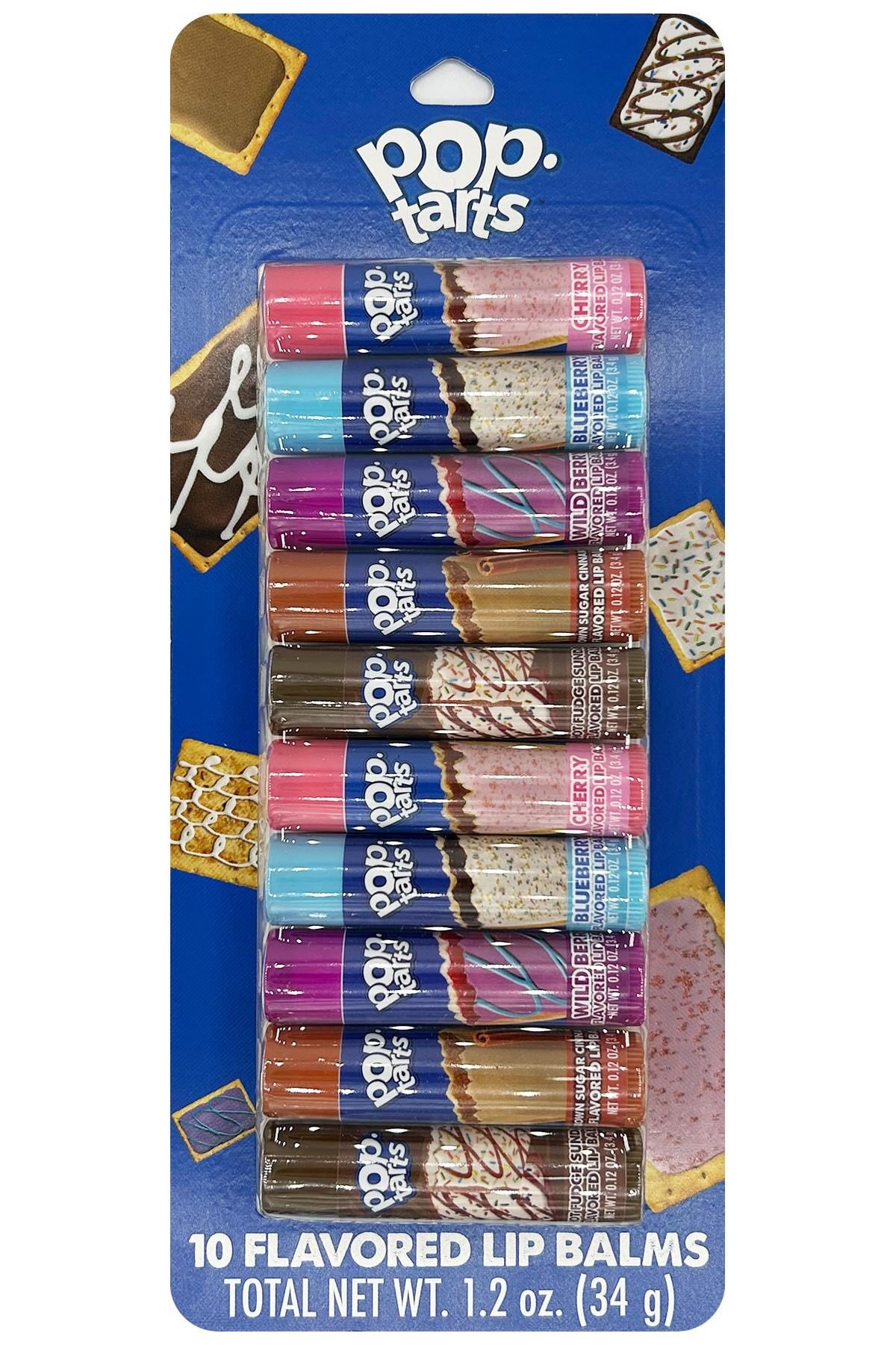 Taste Beauty Pop Tarts Lip Balm Dudak Balsamı Çeşit Paketi 10 Adet