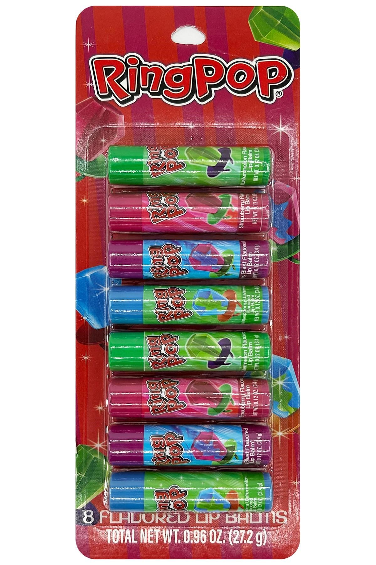 Taste Beauty Ring Pop Lip Balm Dudak Balsamı Çeşit Paketi 8 Adet