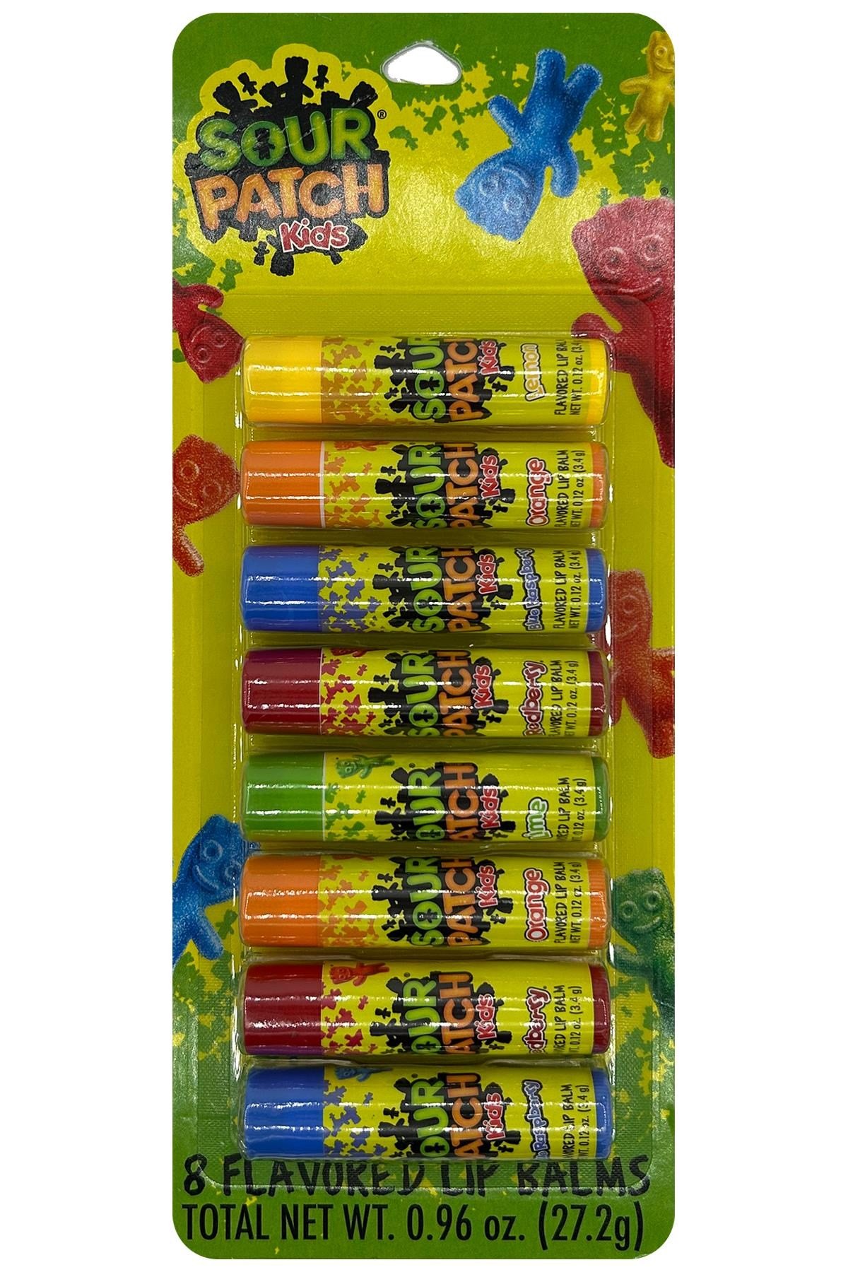 Taste Beauty Sour Patch Kids Lip Balm Dudak Balsamı Çeşit Paketi 8 Adet