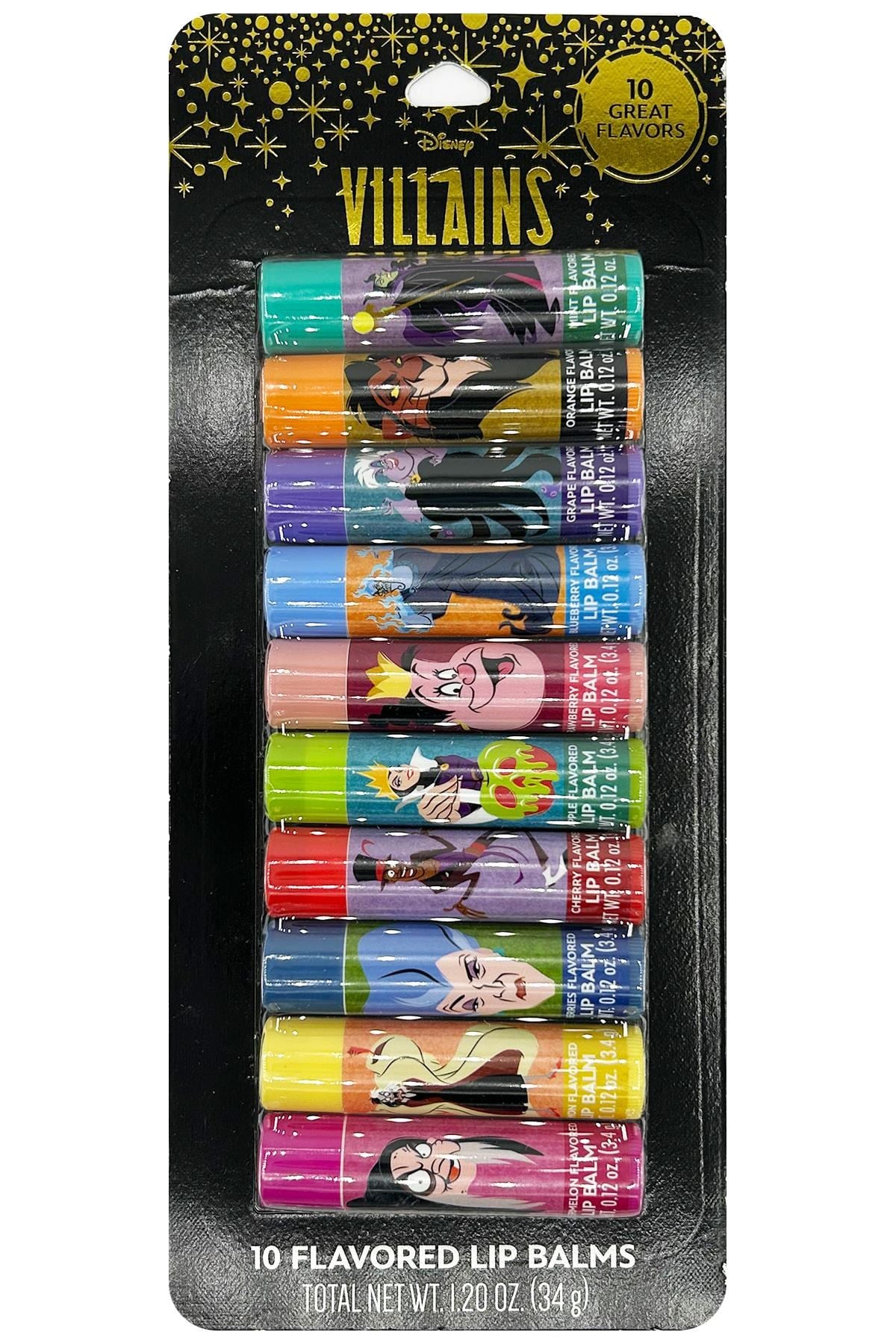 Taste Beauty Villains Lip Balm Dudak Balsamı Çeşit Paketi 10 Adet