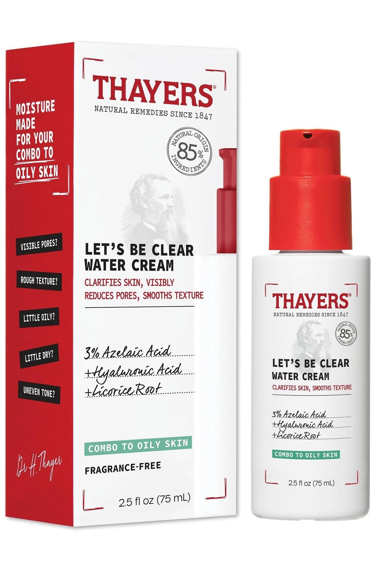 Thayers Let's Be Clear Water Cream Nemlendirici Krem 75ML