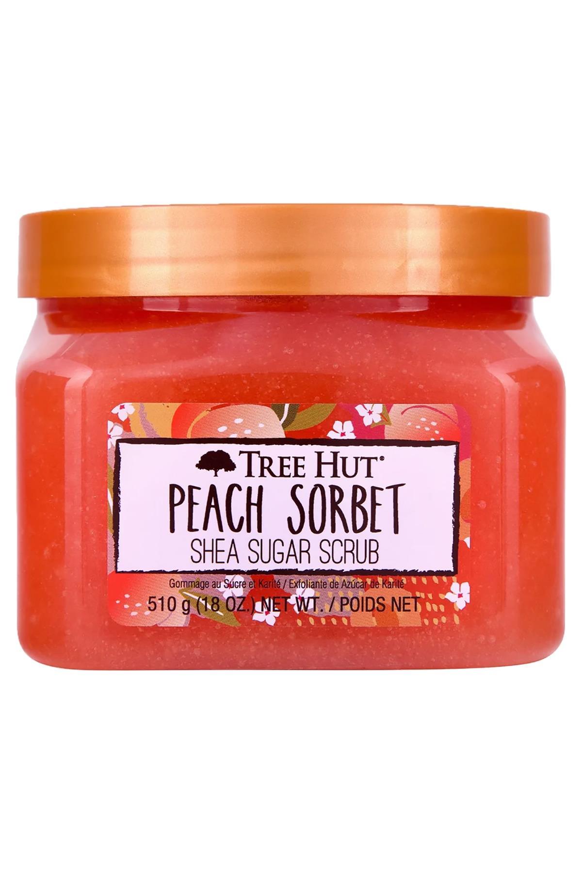 Tree Hut Peach Sorbet Shea Sugar Scrub Vücut Peelingi 510GR