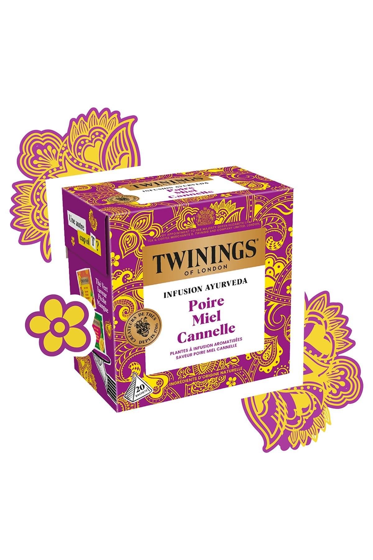 Twinings Armut Bal ve Tarçın Aromalı Bitki Çayı 20 Bardak Poşet