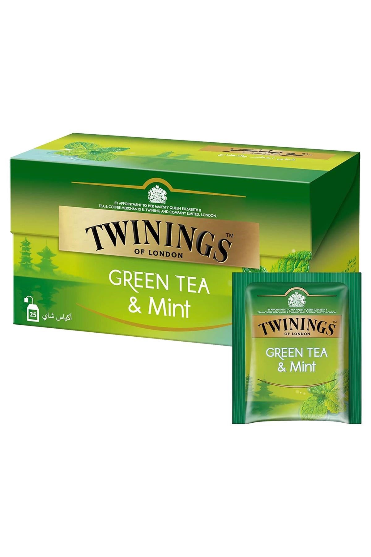 Twinings Naneli Yeşil Çay 25'li Bardak Poşet