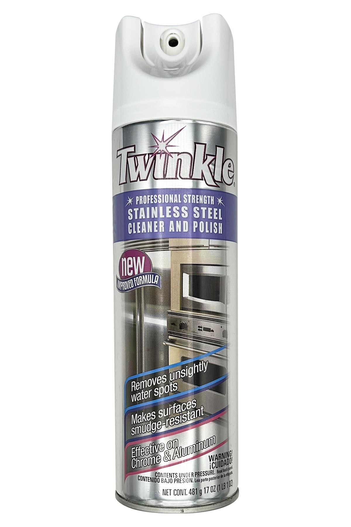 Twinkle Paslanmaz Çelik Yüzey Temizleyici ve Parlatıcı Sprey 481GR