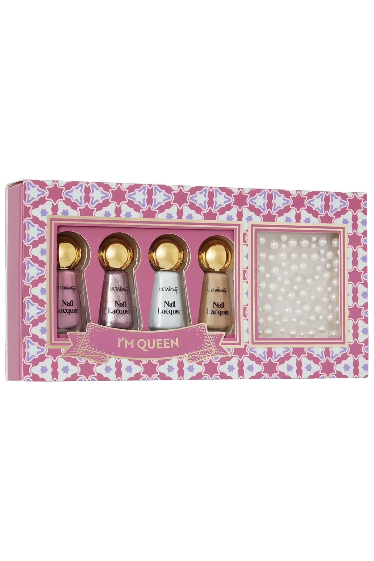 Ulta Beauty Renkli Tırnak Cilası ve İnci Tırnak Taşları Seti