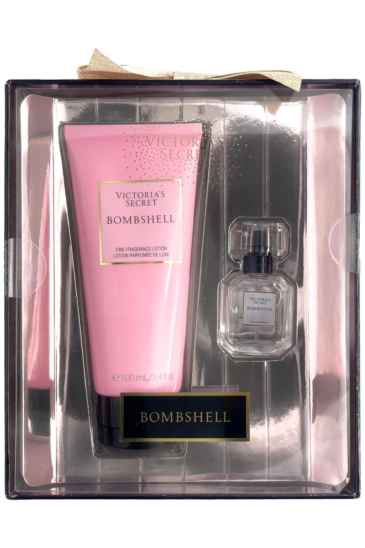 Victoria's Secret Bombshell Parfüm ve Losyonu İkili Hediye Seti