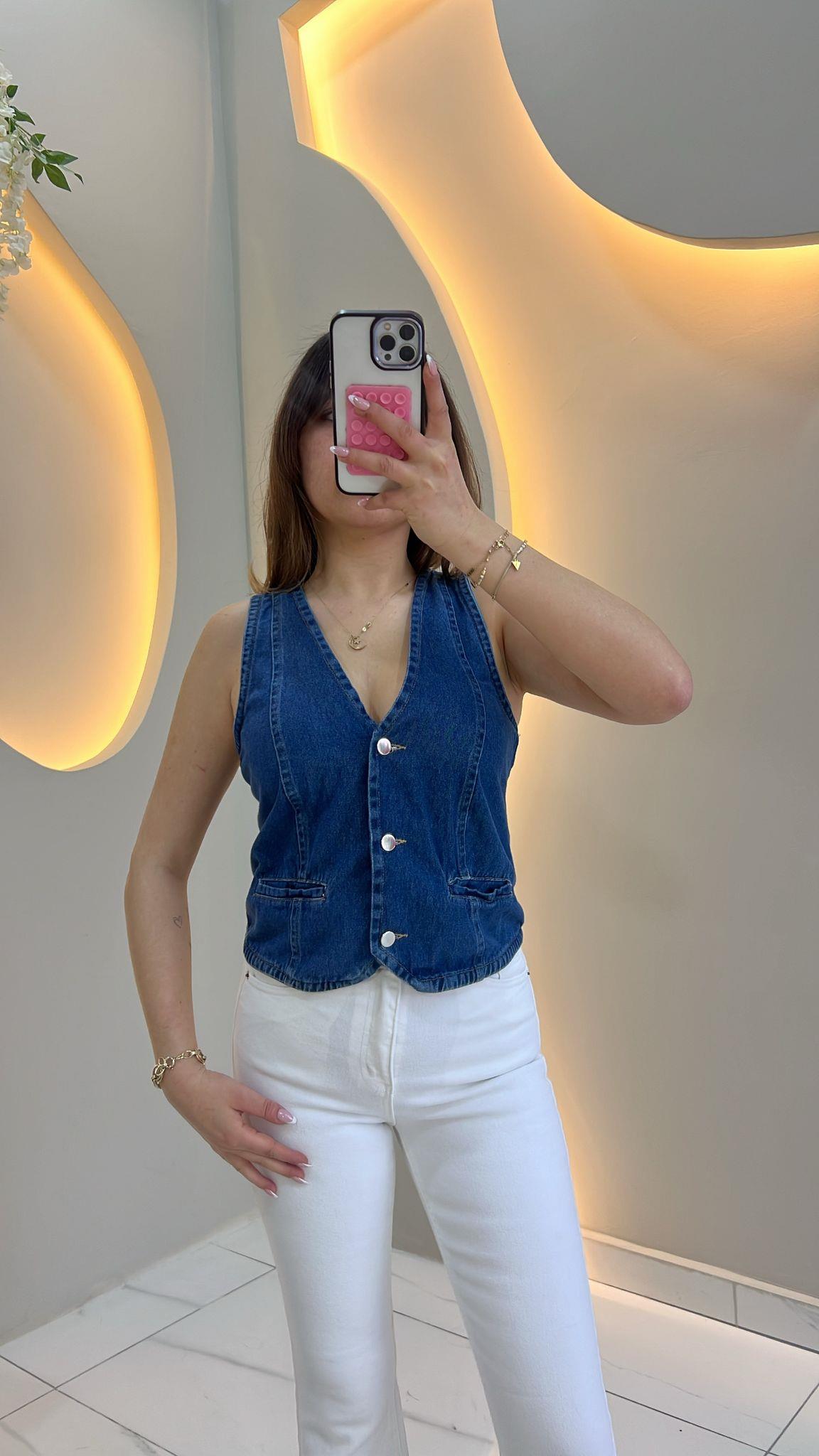 Kot Denim Yelek