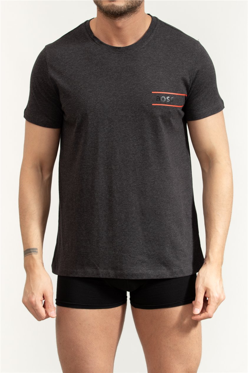 Boss Erkek Bisiklet Yaka T-Shirt