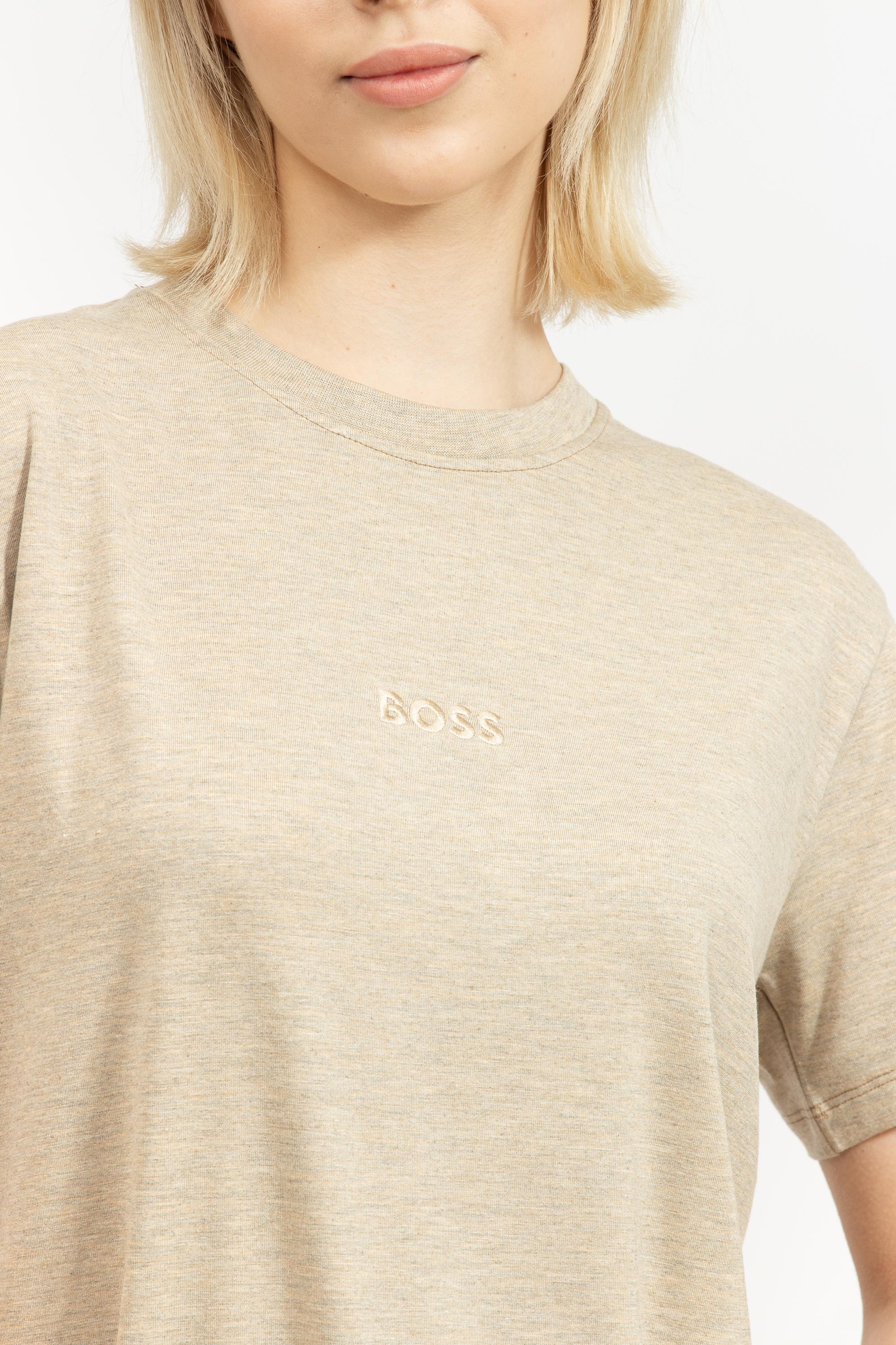 Boss Kadın Bisiklet Yaka T-Shirt