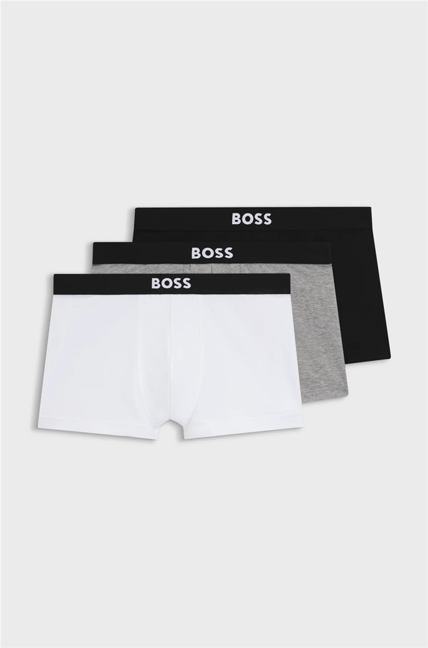 Boss Trunk 3P BOSS ONE Erkek 3lü Boxer Çok Renkli
