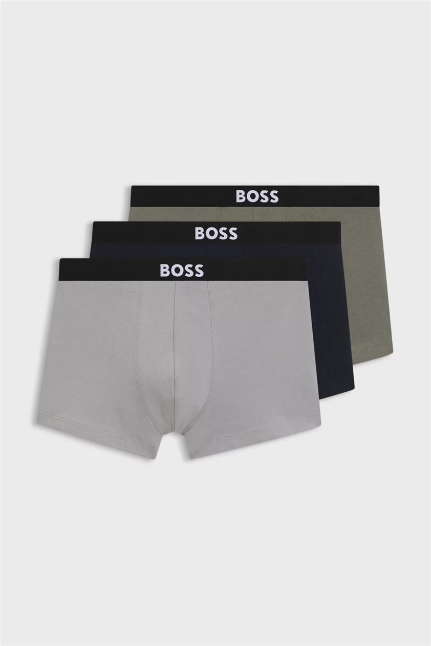 Boss Trunk 3P BOSS ONE Erkek 3lü Boxer Çok Renkli