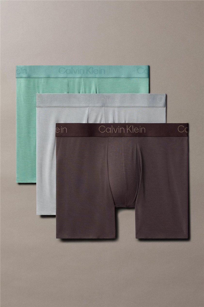 Calvin Klein Boxer Brief 3Pk Erkek 3lü Boxer Çok Renkli