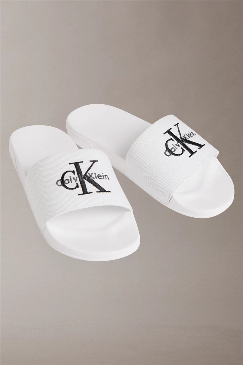 Calvin Klein Ess Slide Cv Wmn Kadın Terlik Beyaz