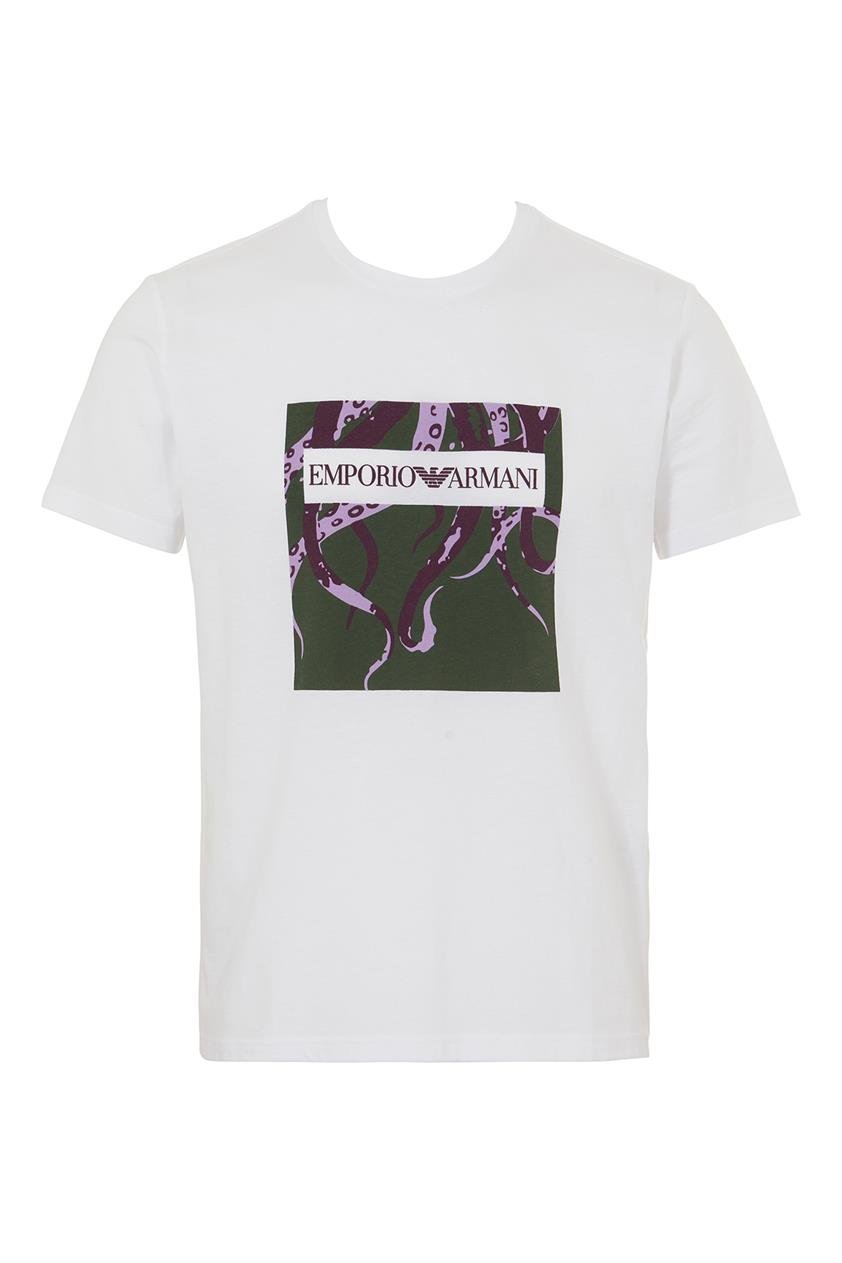Emporio Armani Erkek Bisiklet Yaka T-Shirt