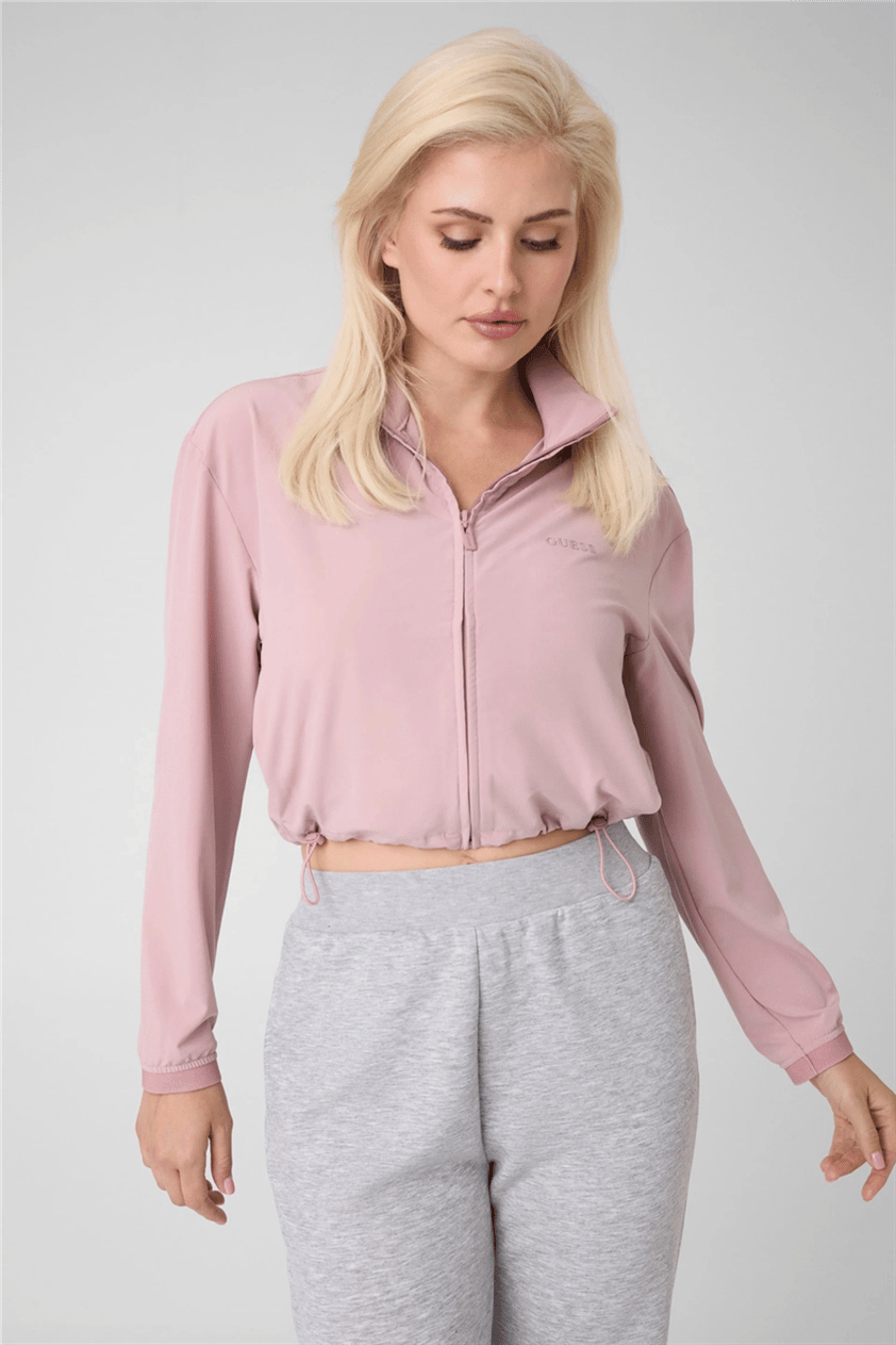 Guess Selene Kadın Aktif Fermuarlı Sweatshirt