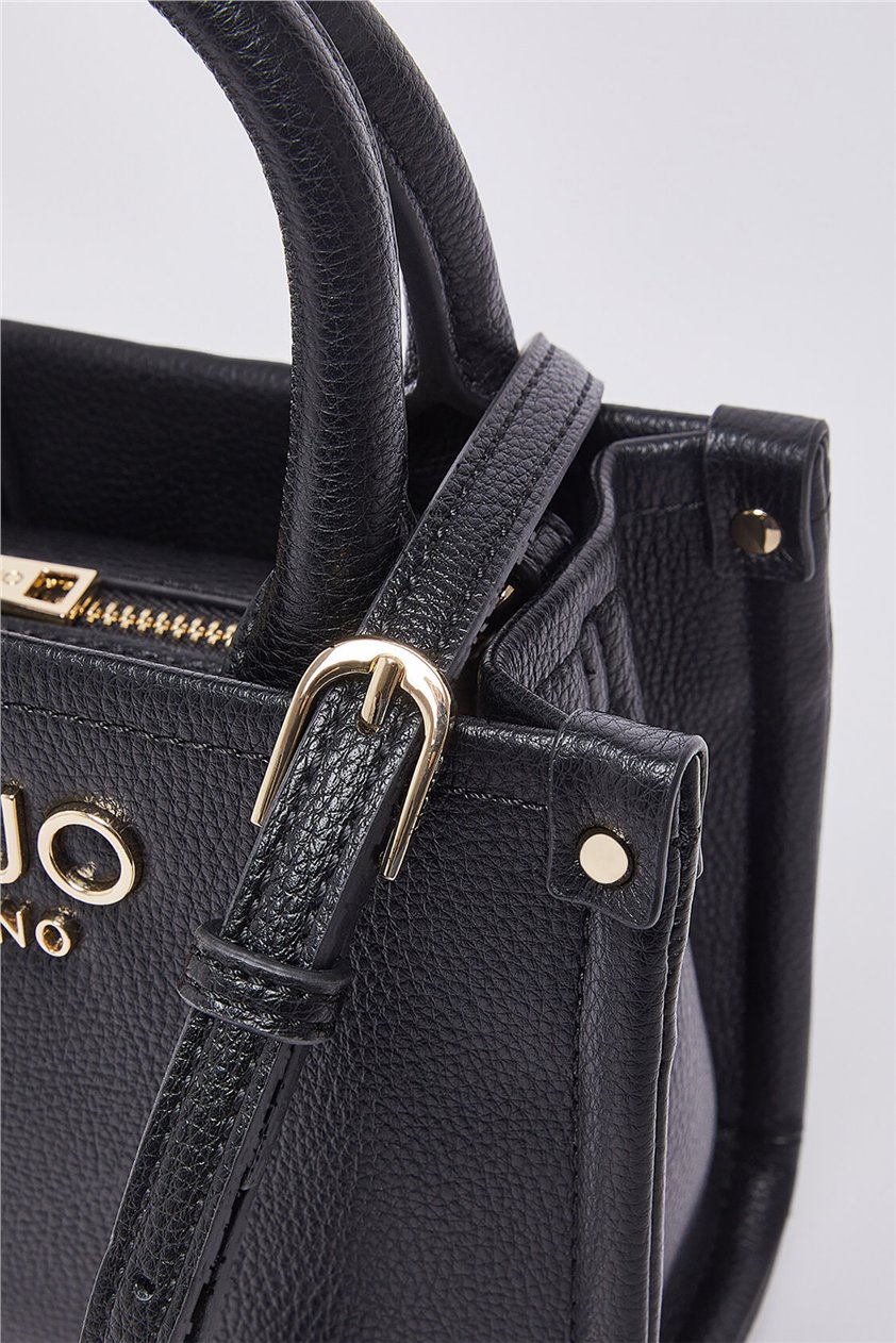 Liu Jo Ecs Xs Tote Kadın Mini Omuz Çantası Siyah