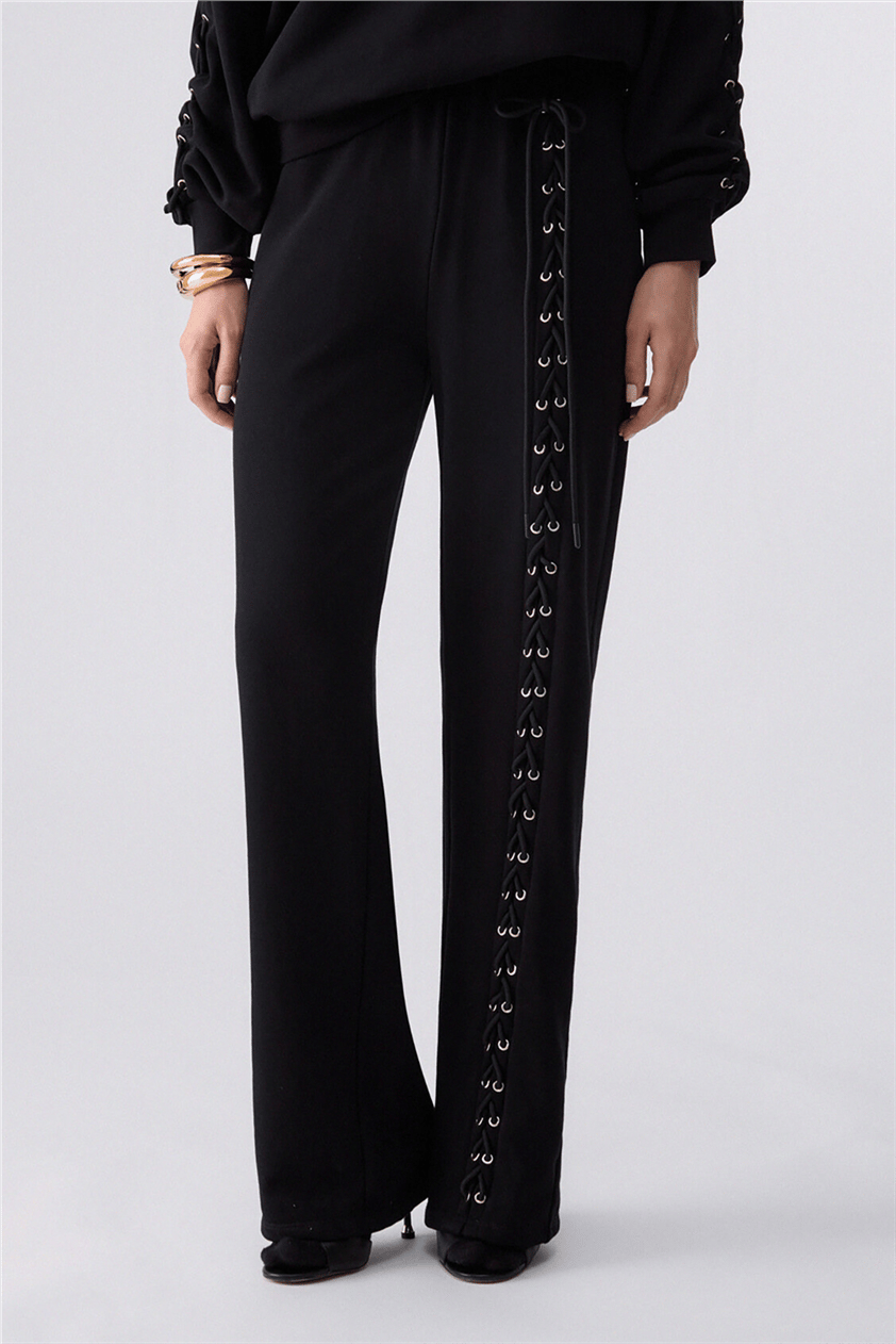 Liu Jo Pant.Felpa Lungo Kadın Eşofman Altı Siyah
