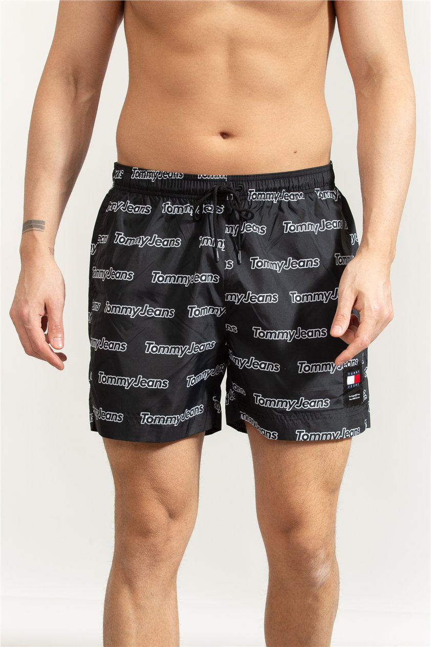 Tommy Hilfiger Medium Drawstring Aop Print Erkek Şort Mayo