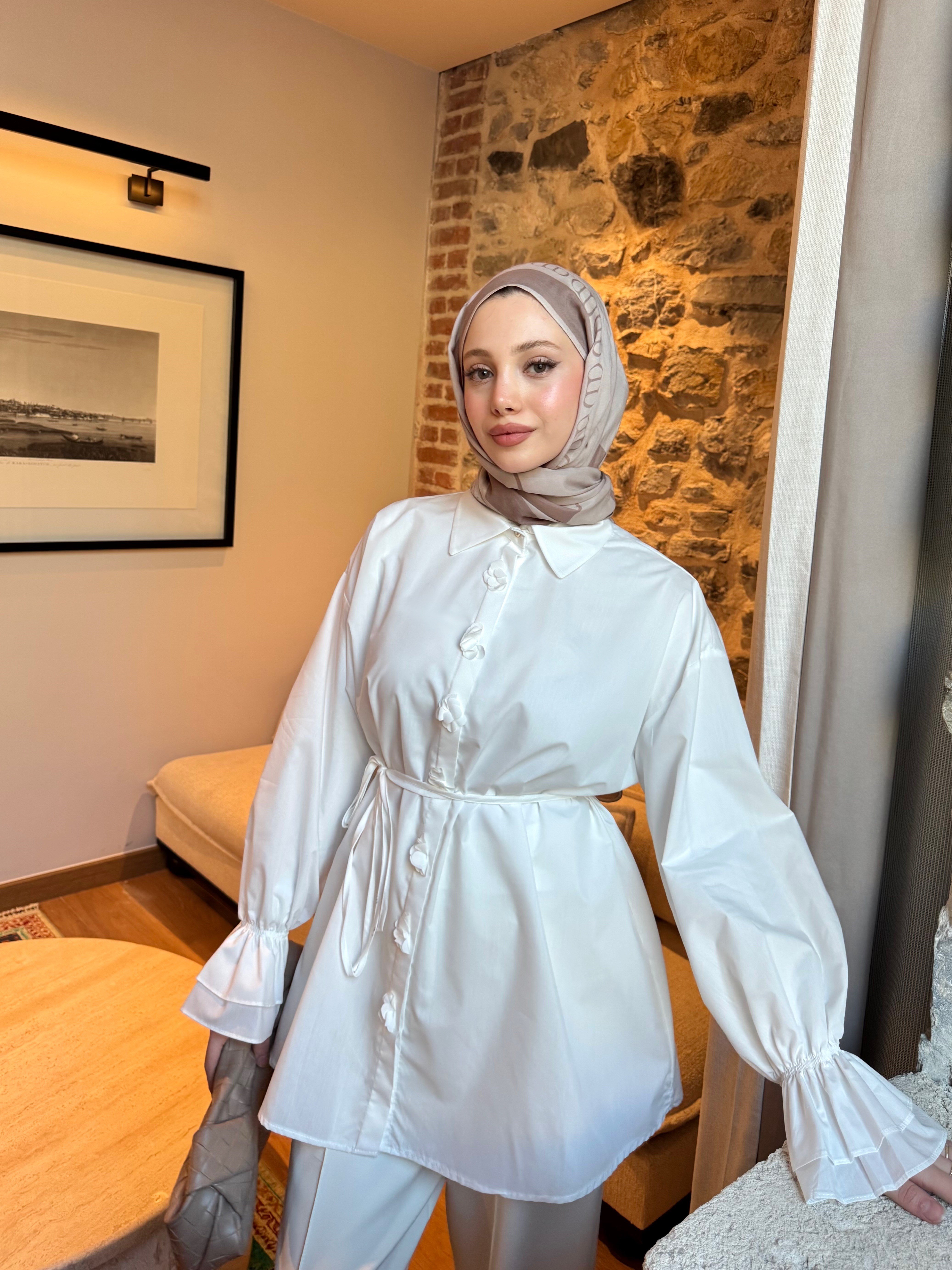 KOLLARI FIRFIRLI GÖMLEK